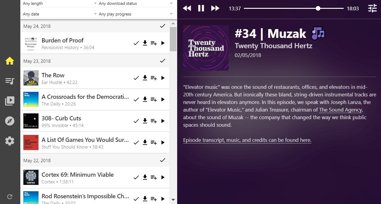 Apps Podcasts for Windows