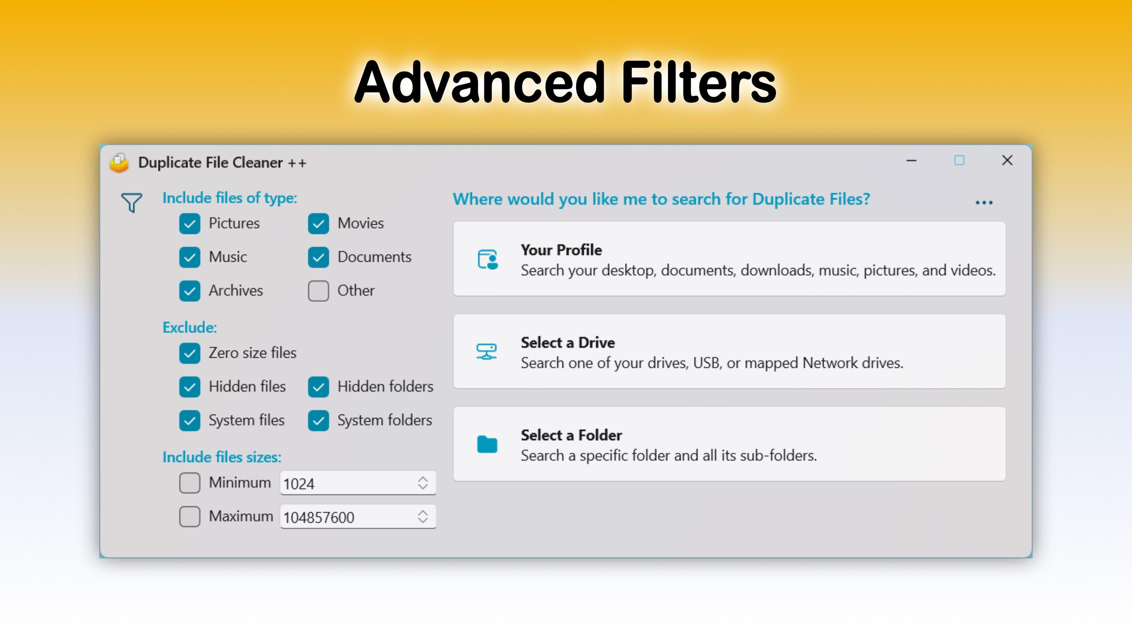 Duplicate Cleaner - A Duplicate File Finder and Cleaner