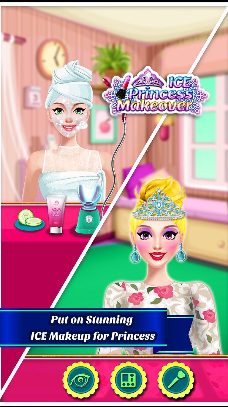 Ice Princess Makeover & Beauty Salon - Girls Game