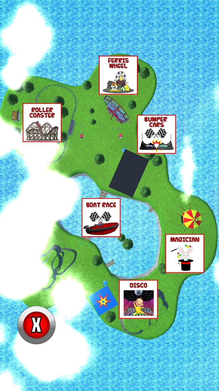 Interactive map of the island