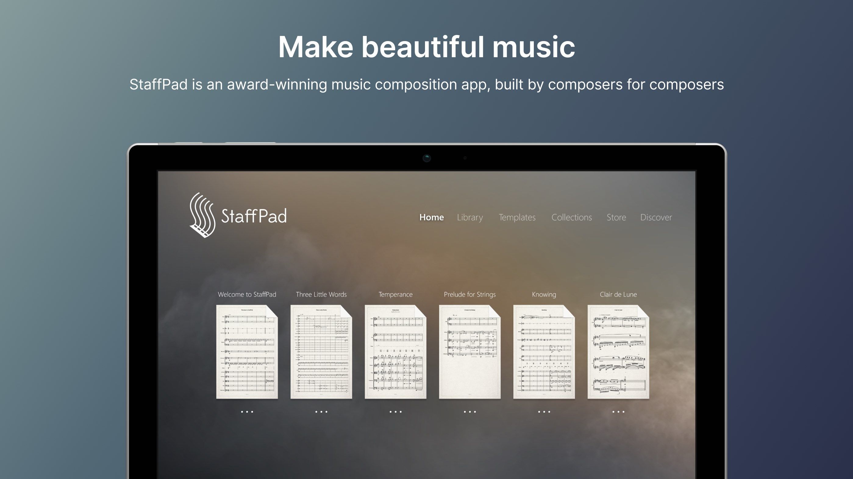 Make Beautiful Music: StaffPad is an award-winning music composition app, built by composers for composers