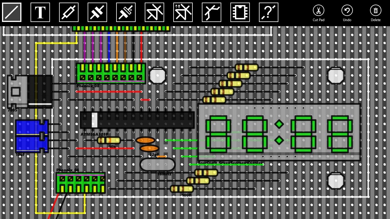 Designing neat stripboard circuits is simple with DrawingBoard Pro