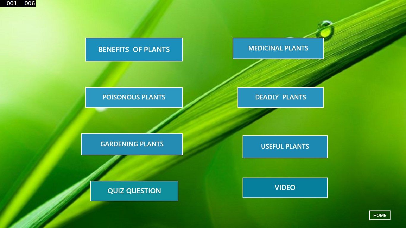 plants list page