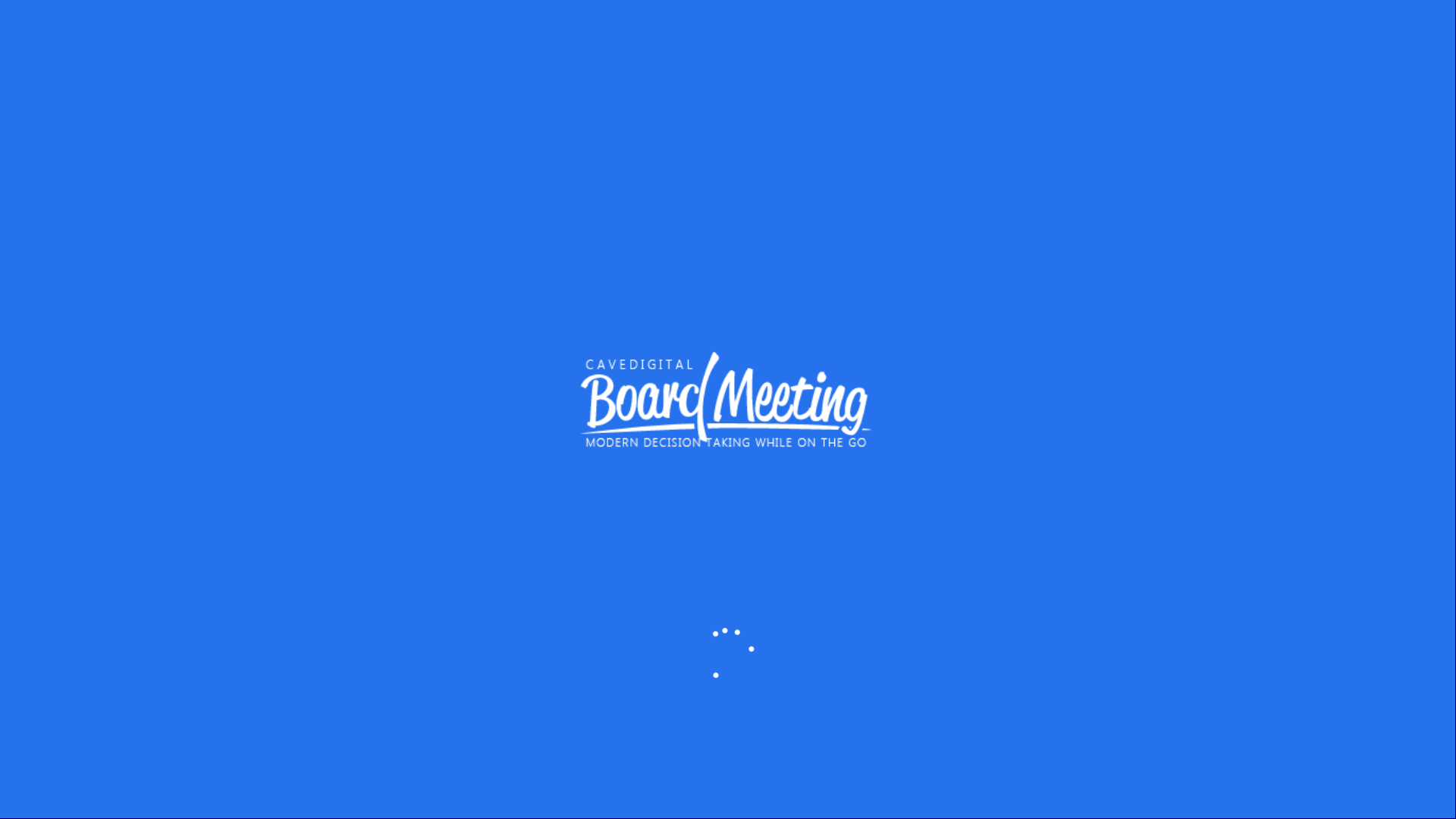 Board Meeting app for Windows 8 provides a clean natural touch interface for your board meetings and proposals allowing for an agile and mobile Board Member experience.