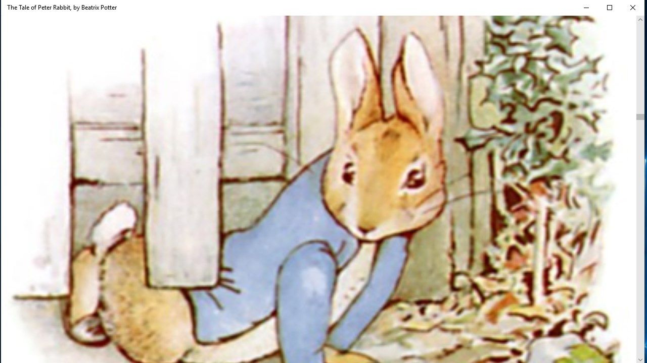 The Tale of Peter Rabbit, by Beatrix Potter