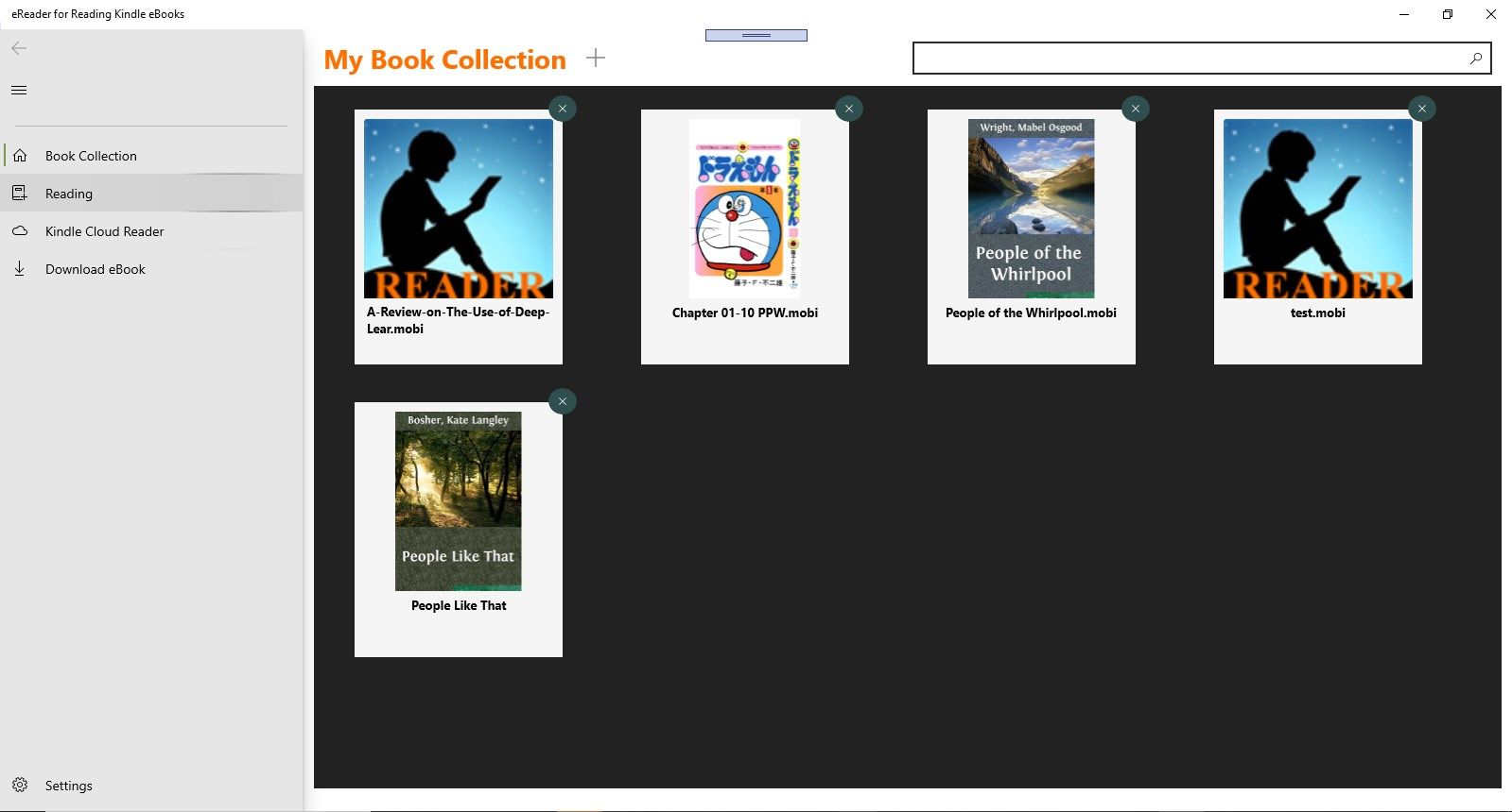 AZW Reader for ePub, mobi... ebooks