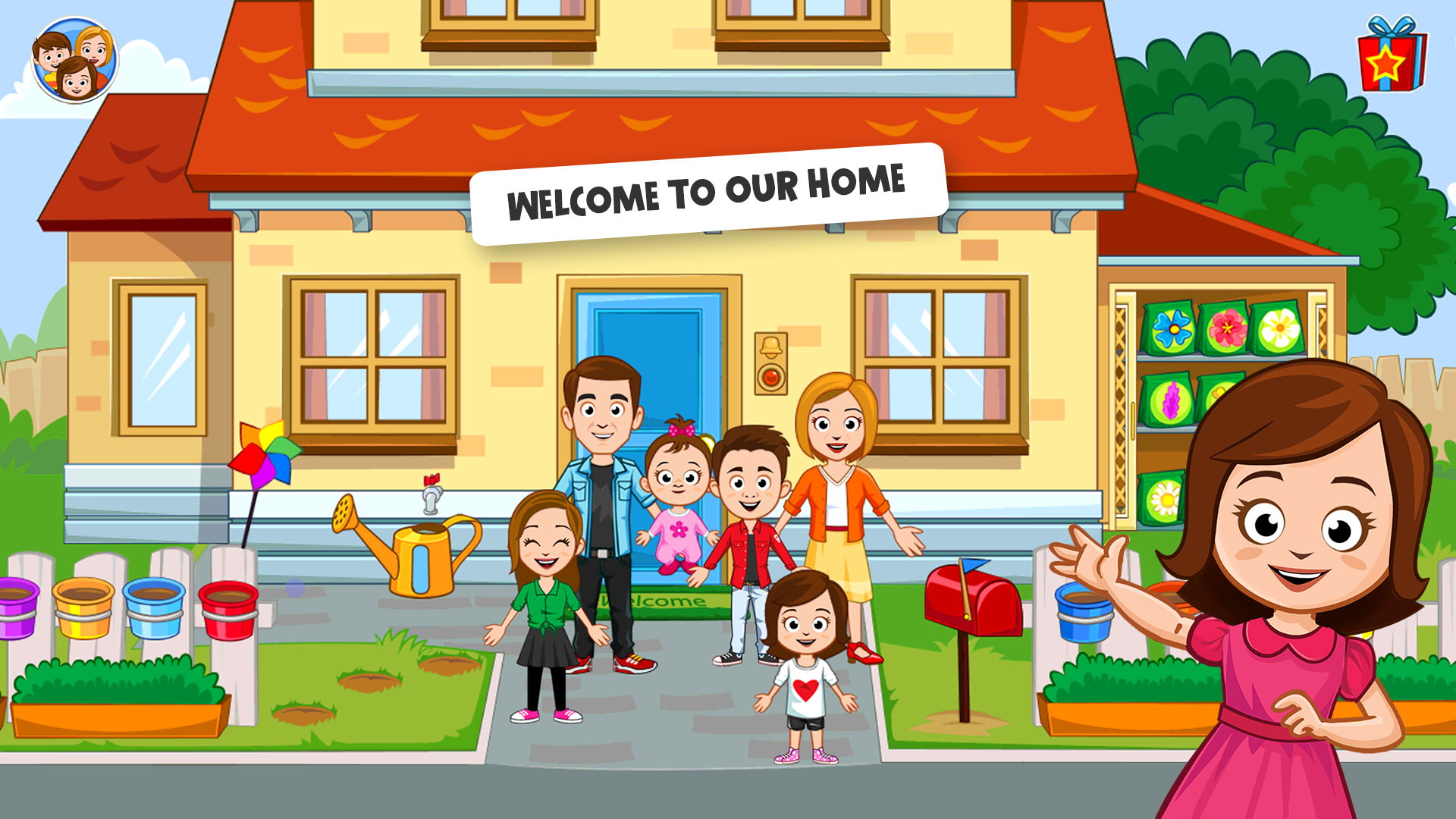 My Town Home - Fun Family Dollhouse Games for Kids