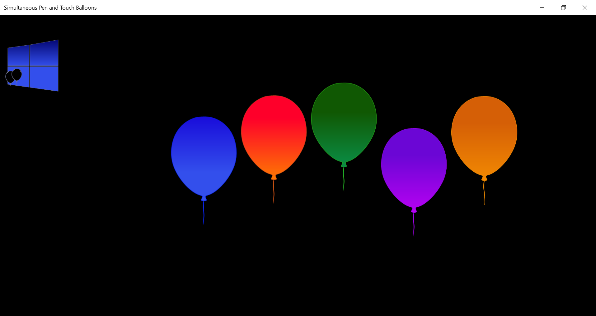 Simultaneous Pen and Touch Balloons