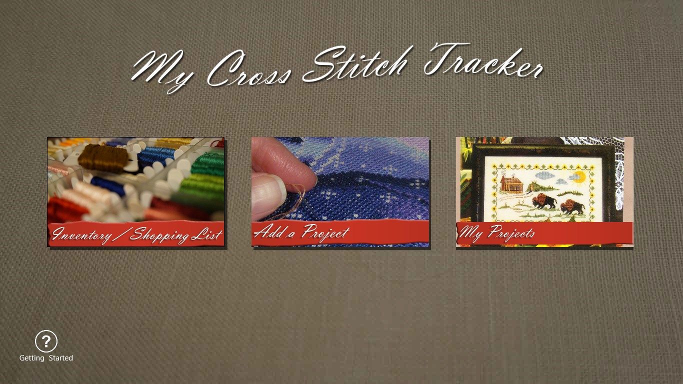 My Cross Stitch Tracker - Track your inventory and your projects in less time.