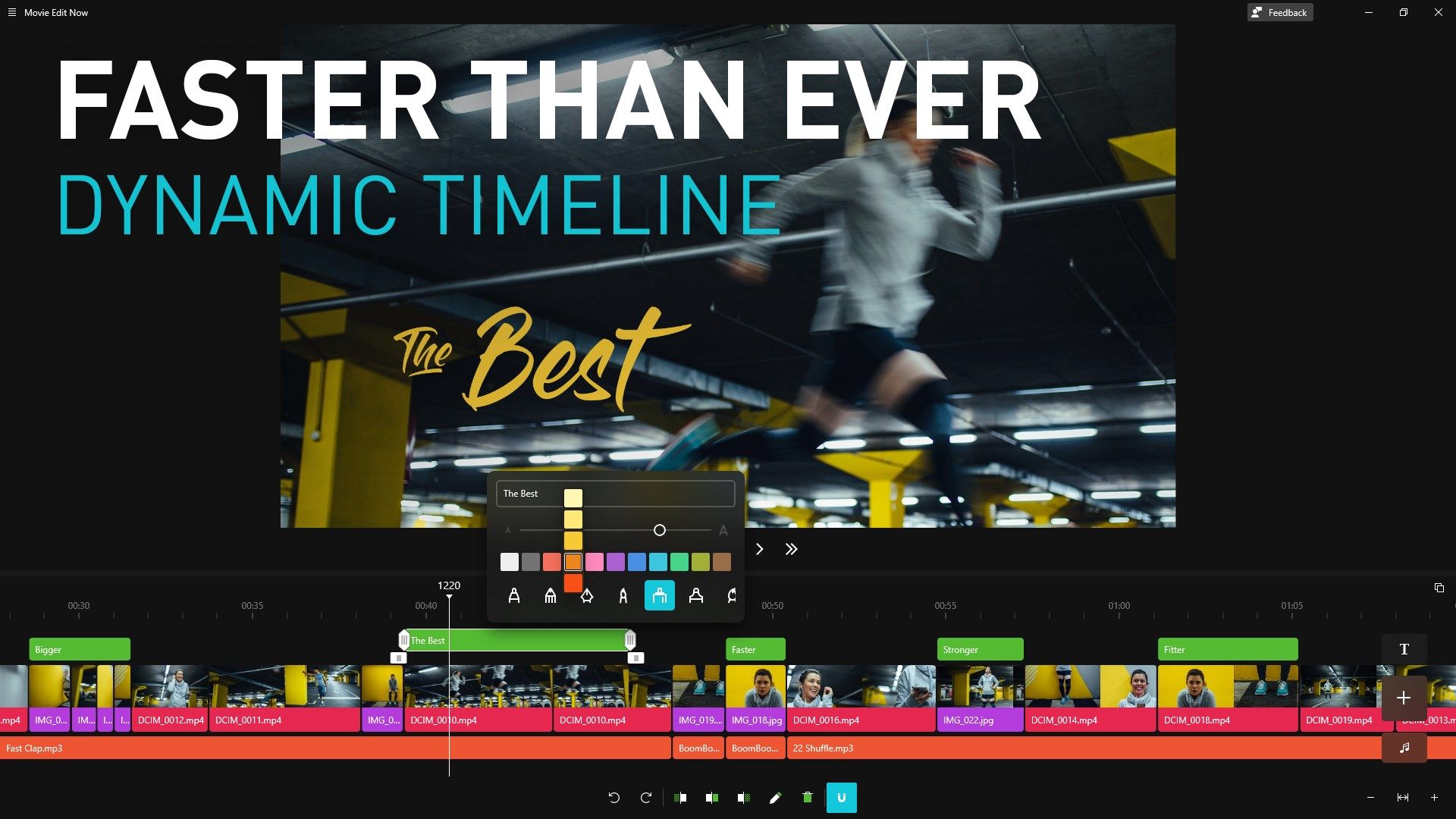 Movie Edit Now - Faster Than Ever
