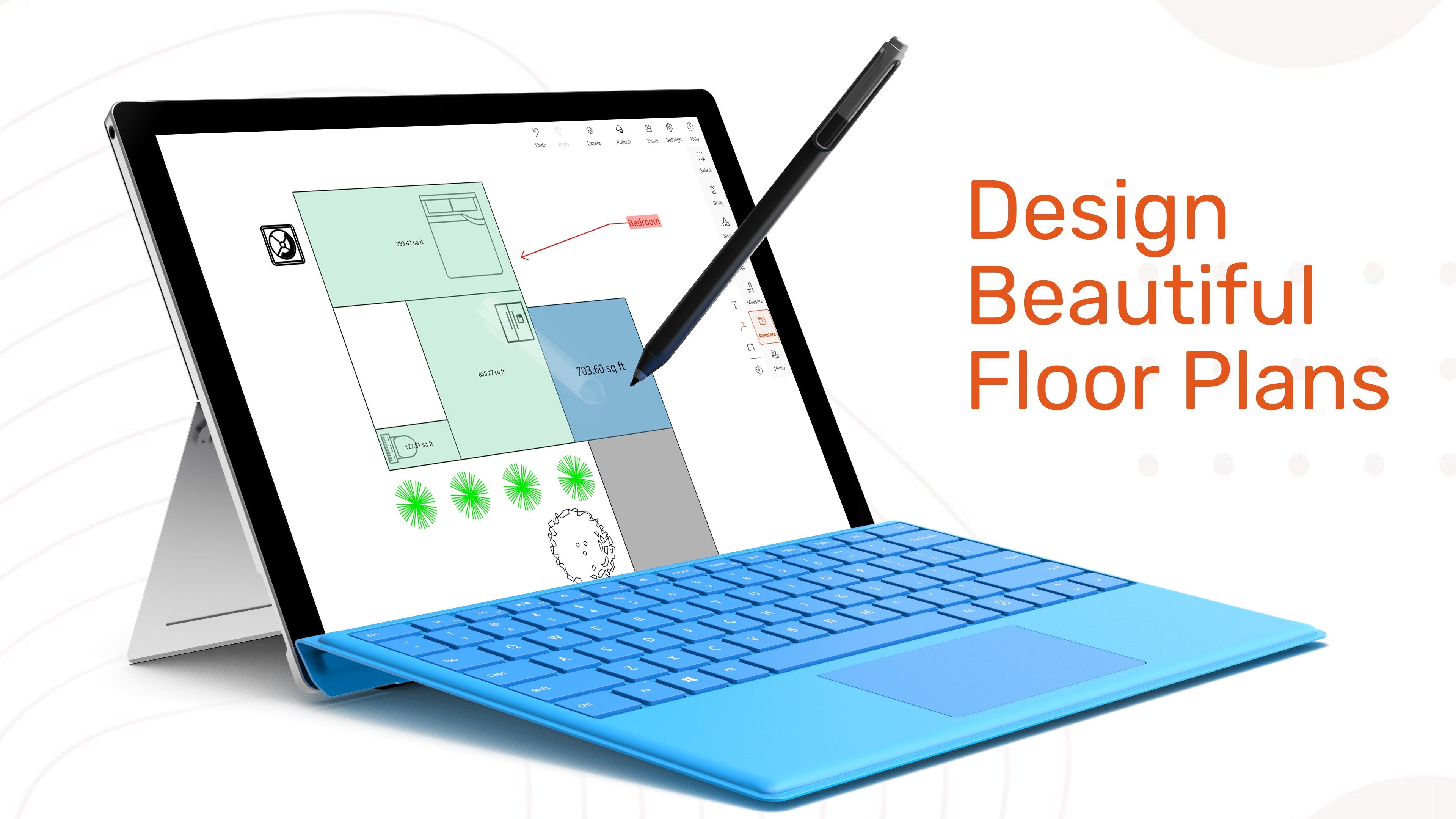 Design Beautiful Floor Plans and SIte Plans