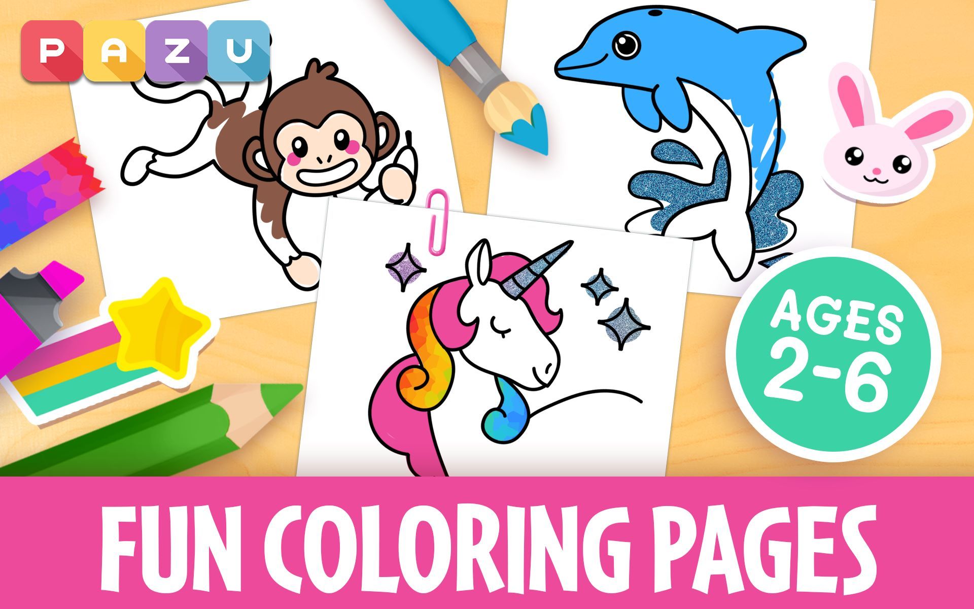 Coloring games for kids - Painting for toddlers