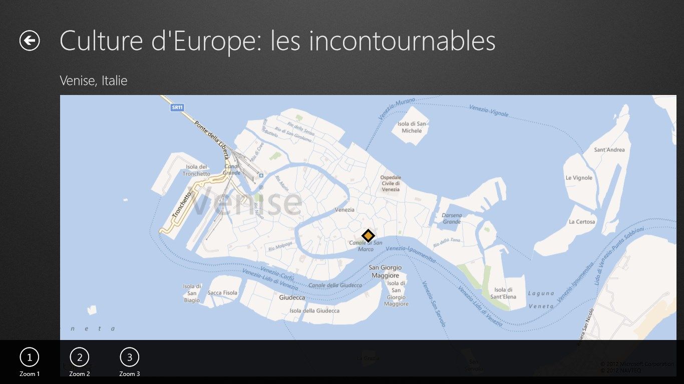 Cartographie interactive, Venise