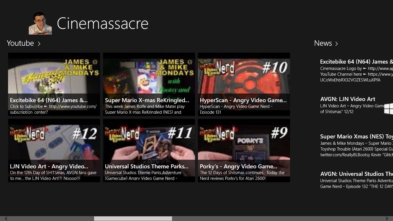 All in one source for all things Cinemassacre