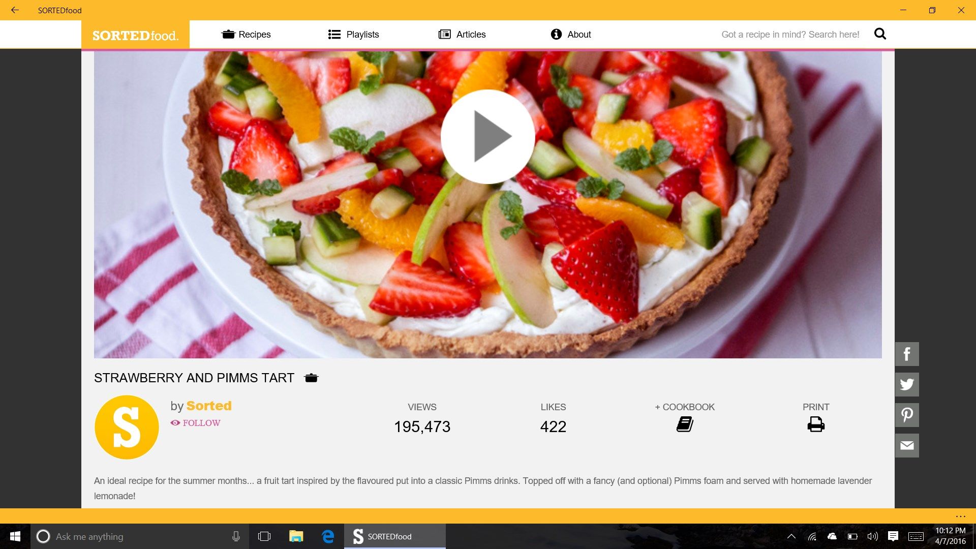SORTED recipes are easy to follow, with videos and step-by-step photos for beginners.