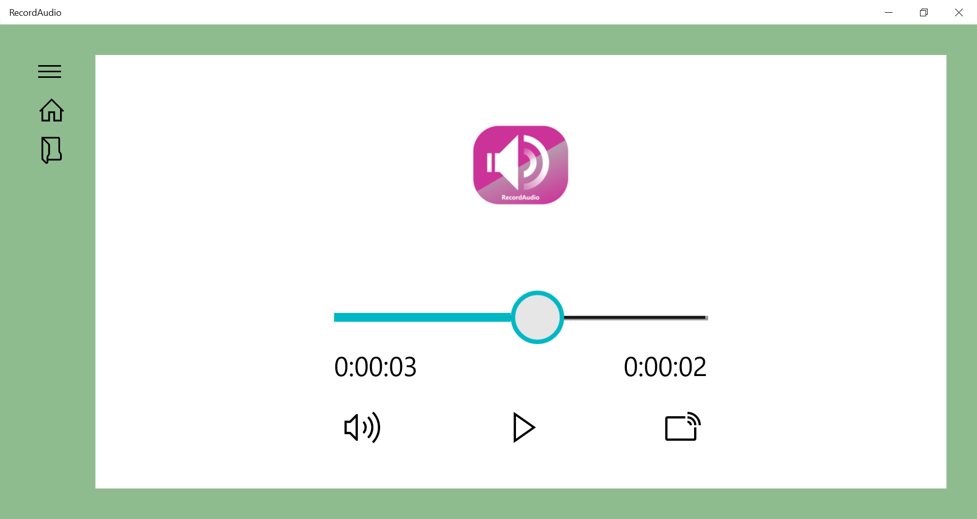 Audio Player Screencap