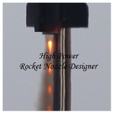 High Power Rocket Nozzle Designer