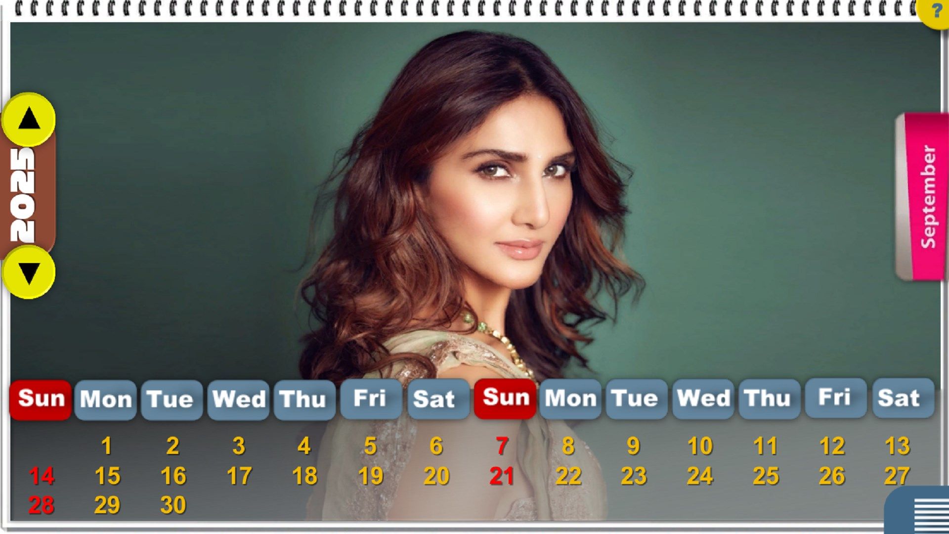 Bollywood Beauties Calendar