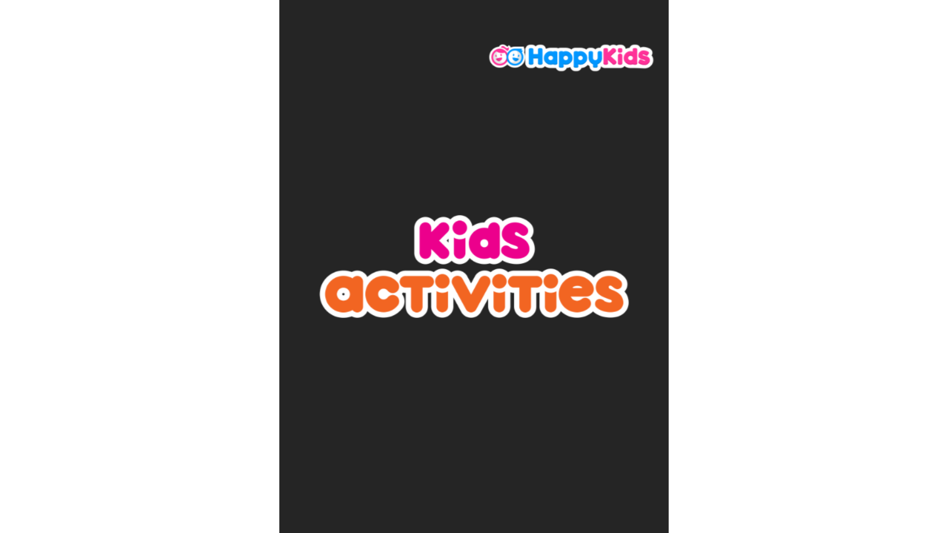 Kids Activities by HappyKids