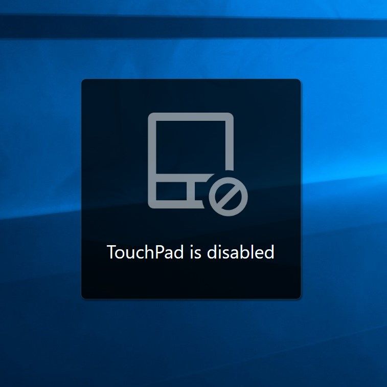 OSD- TouchPad disable