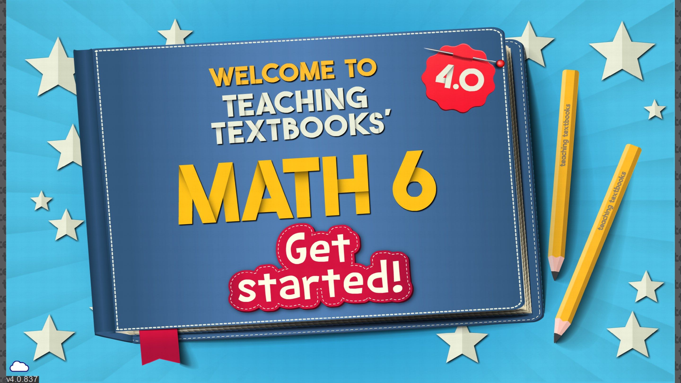 When the app launches, all you have to do to get started is log in with your Teaching Textbooks parent account, and it will connect to your Math 6 enrollment.