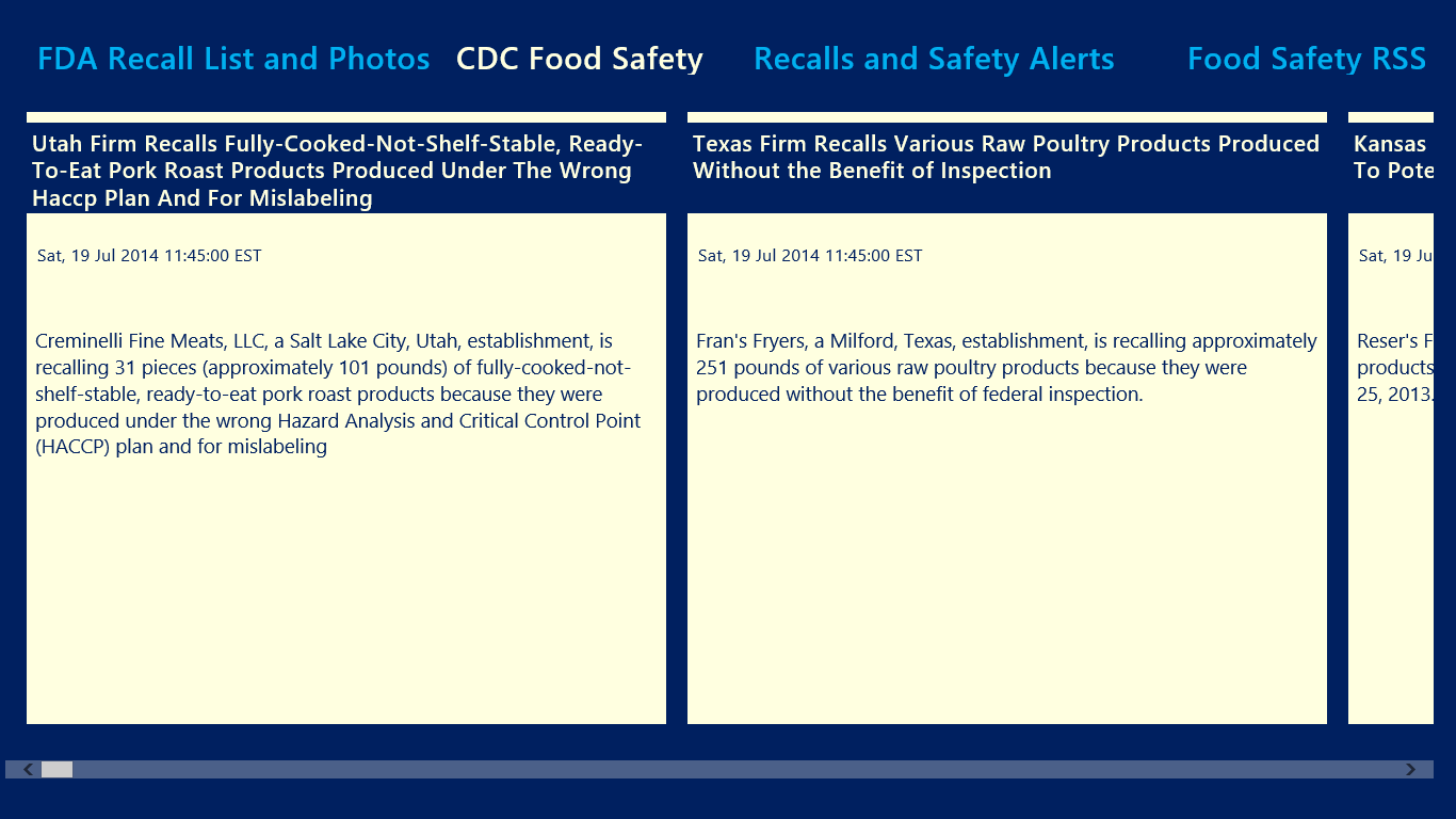 Food Recall Notices