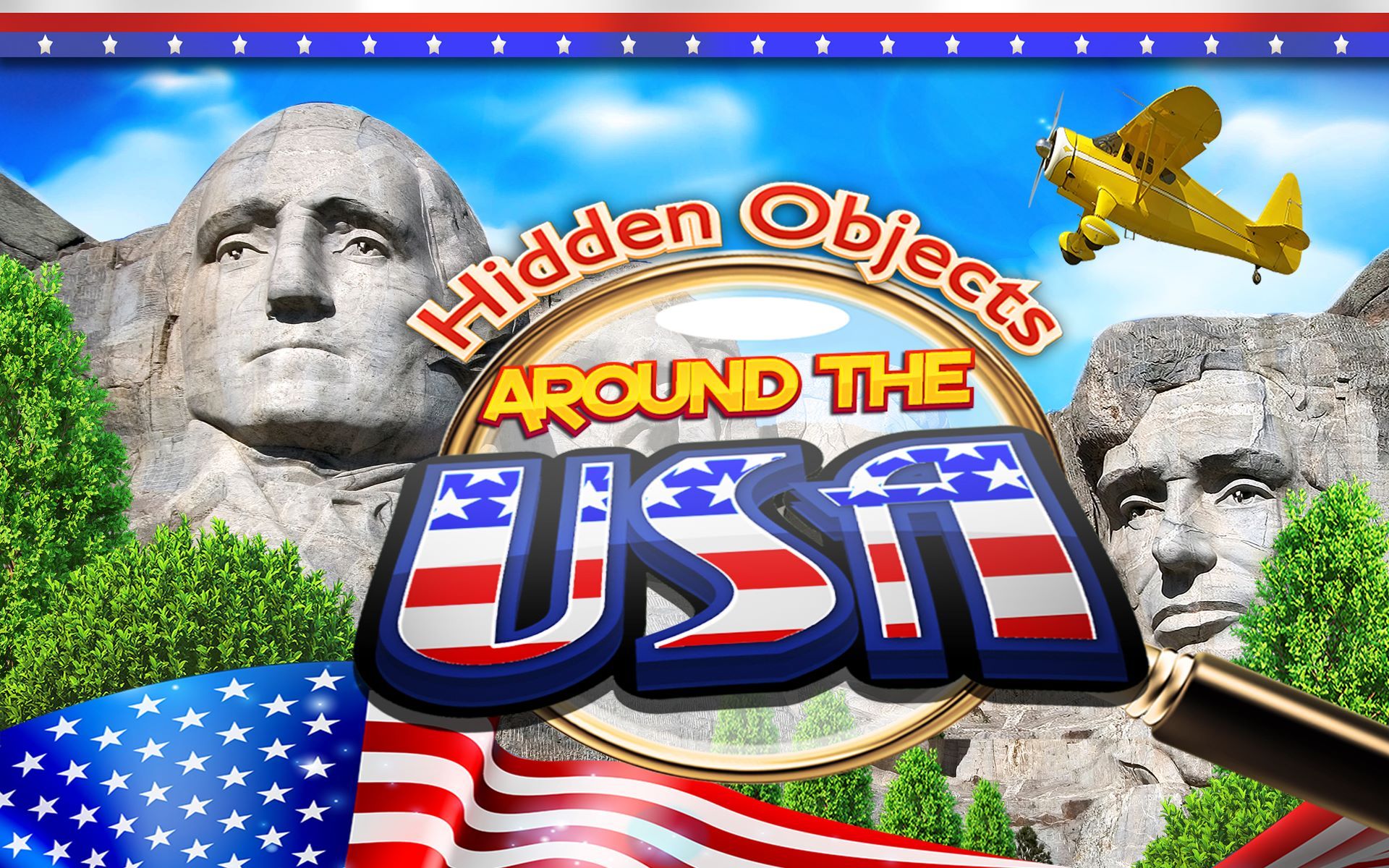 Hidden Objects USA - New York, Florida, Vegas, Hollywood & Puzzle Travel Games