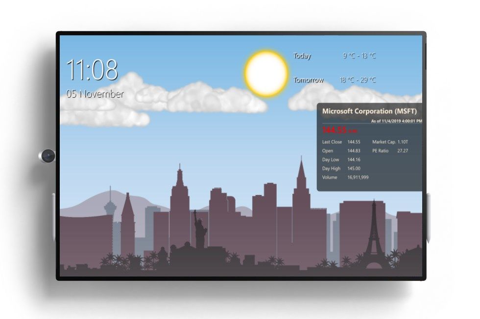 Running on a Surface Hub2