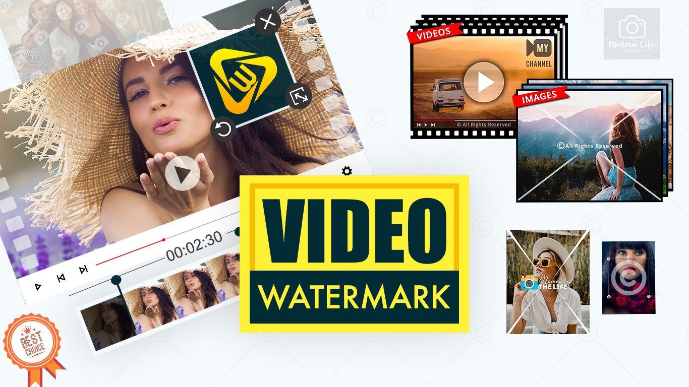 Add Watermark on Videos : Watermark Maker
