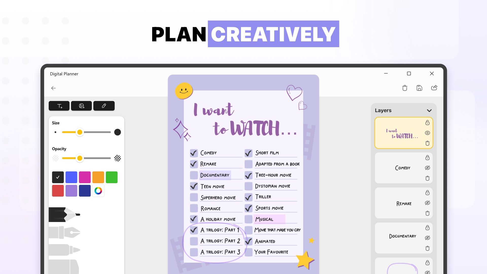 Digital Planner - Creative Agenda & Organizer