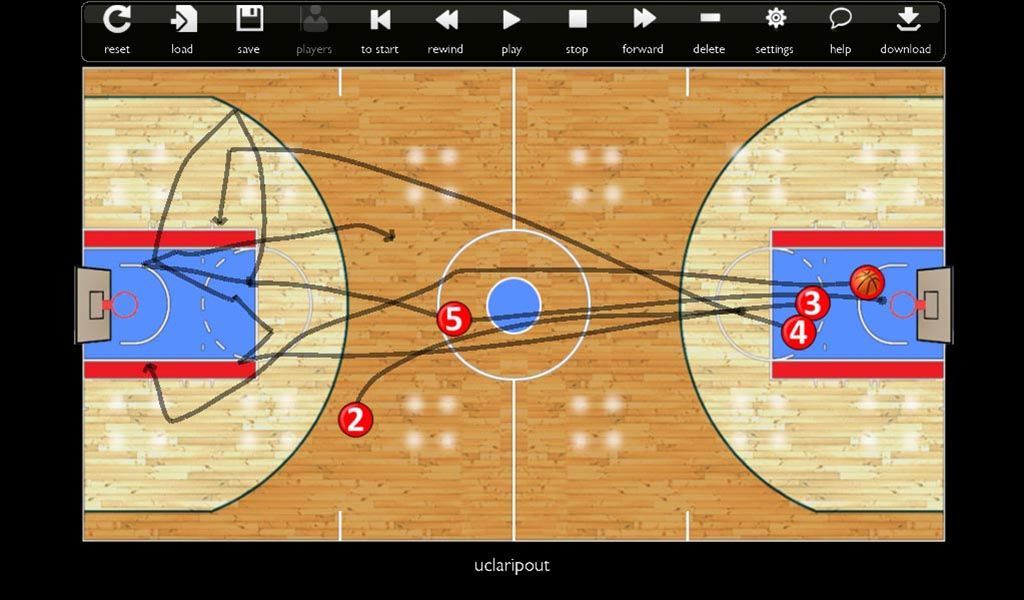Basketball Play Designer and Coaching Playbook