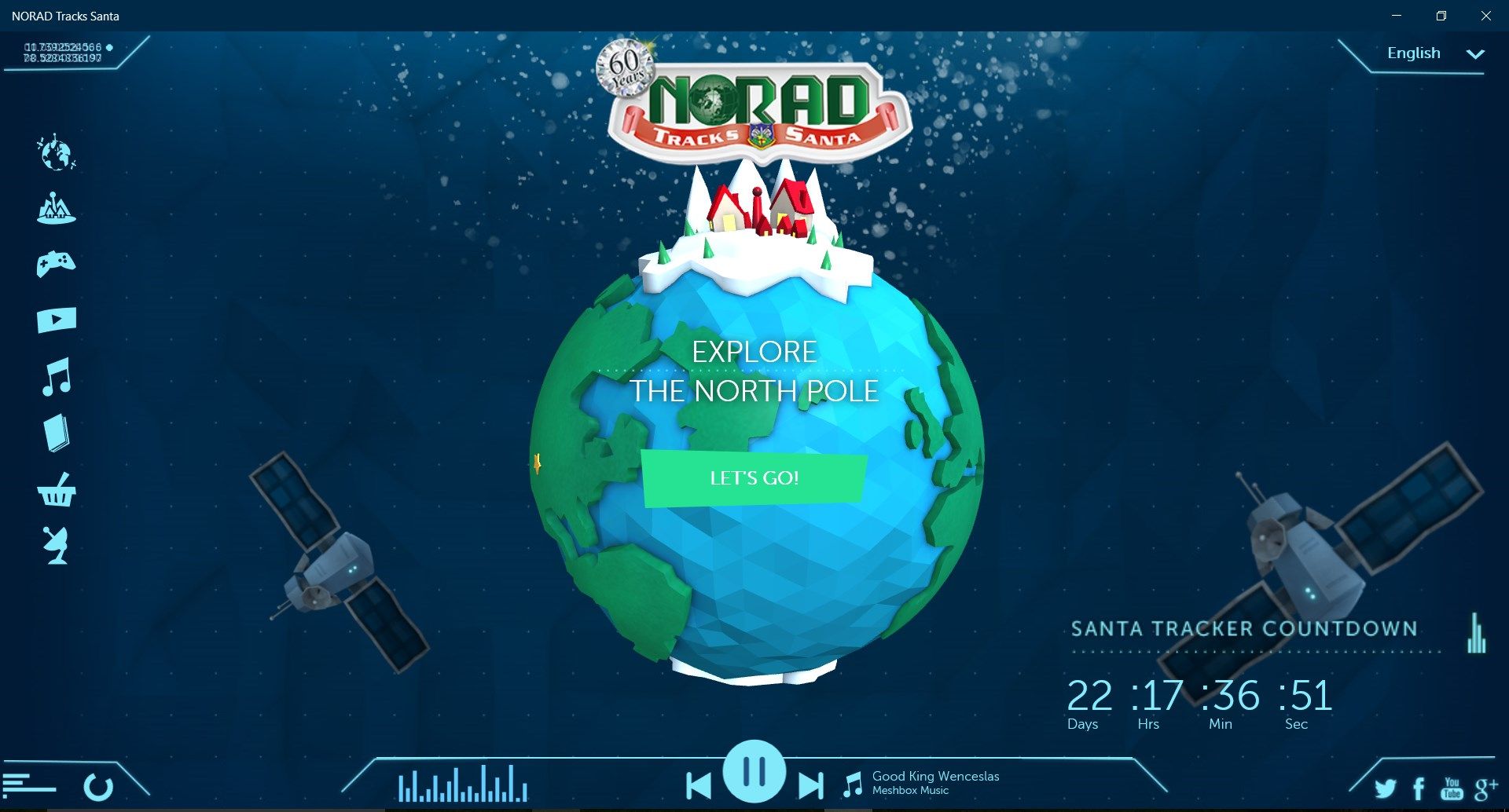 Santa's view of the world
