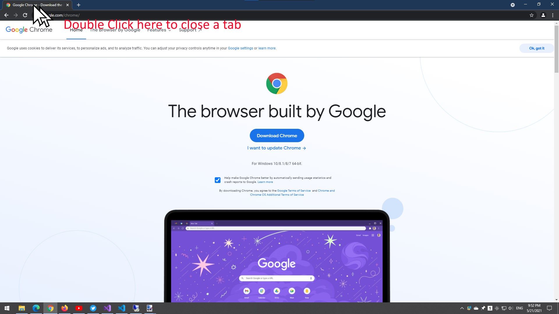 Chrome supported