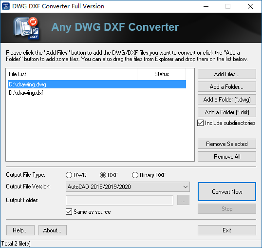 DWG DXF Converter Full Version