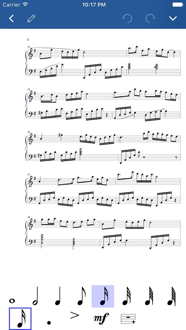 Notation Pad - Sheet Music Composer & Composition