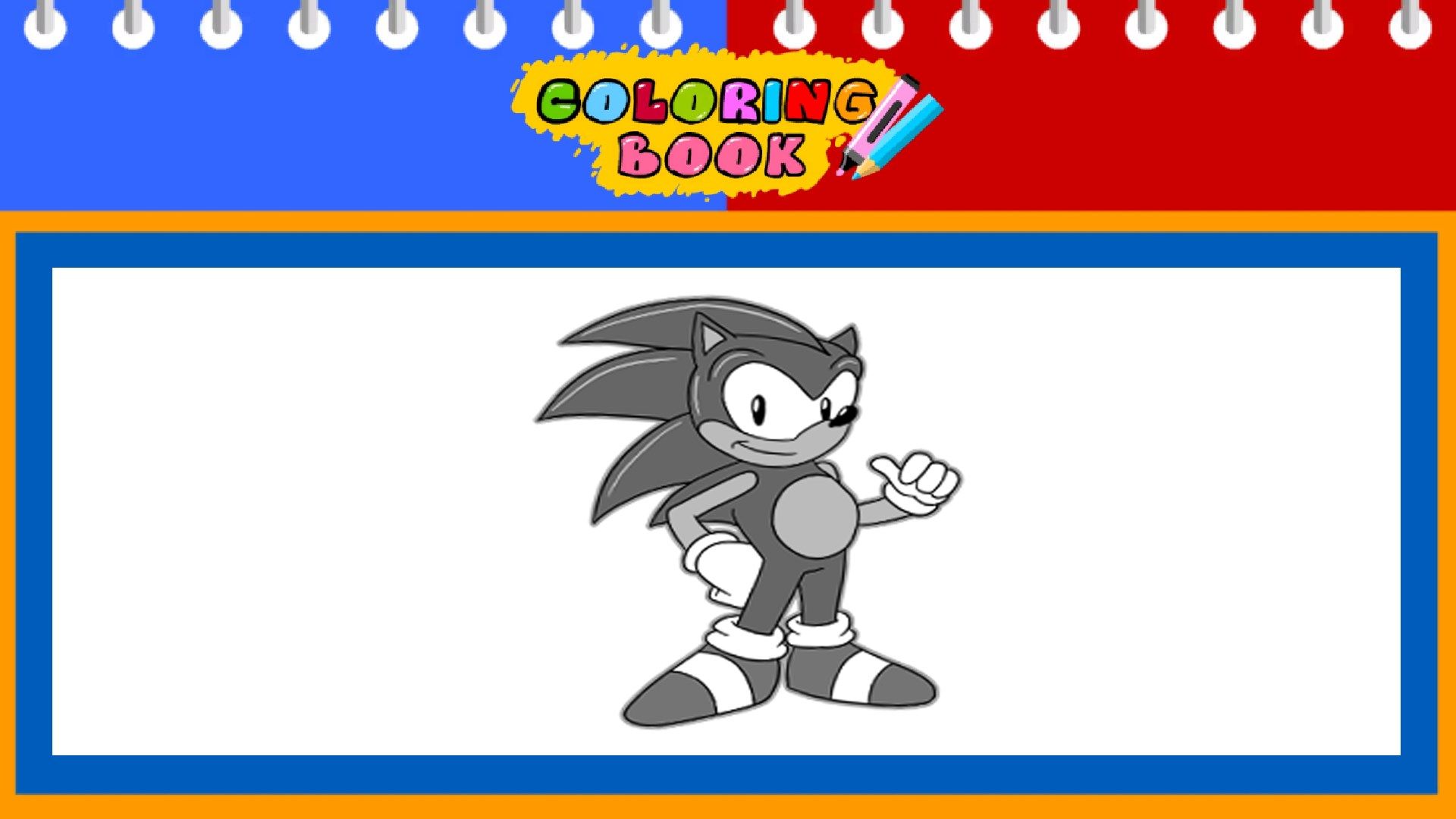 The Hedgehog Coloring Book Pages