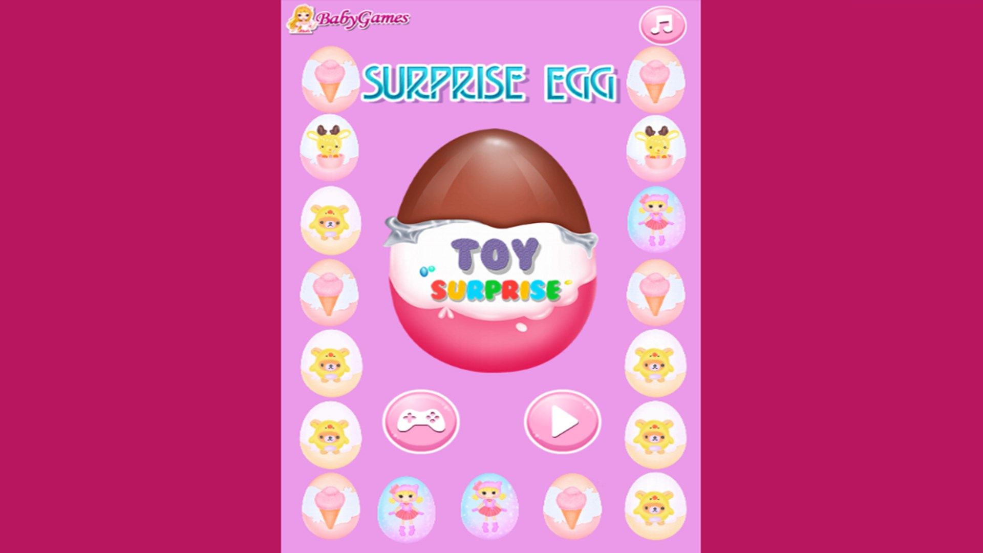 Surprise Egg Kids Game