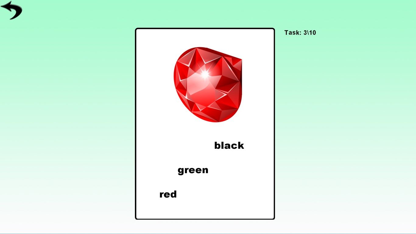 What is the color of object shown?