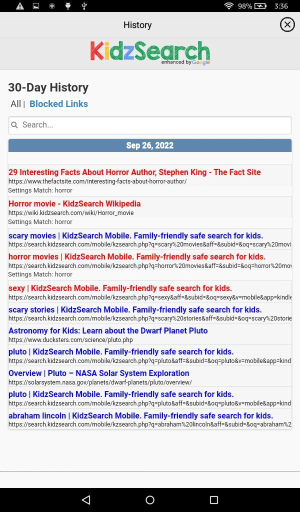 KidzSearch Safe Search