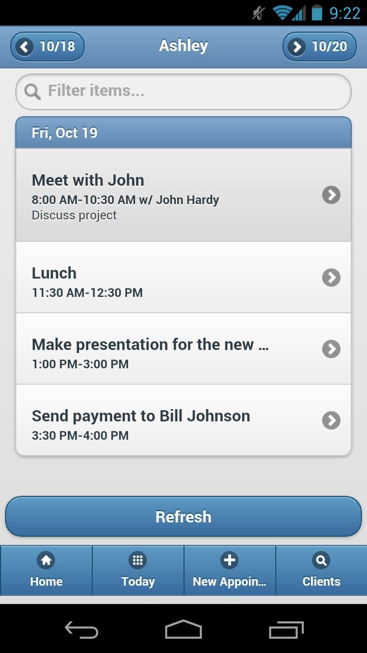 View your schedules and modify them on any mobile device, including Android, iPhone, Microsoft...