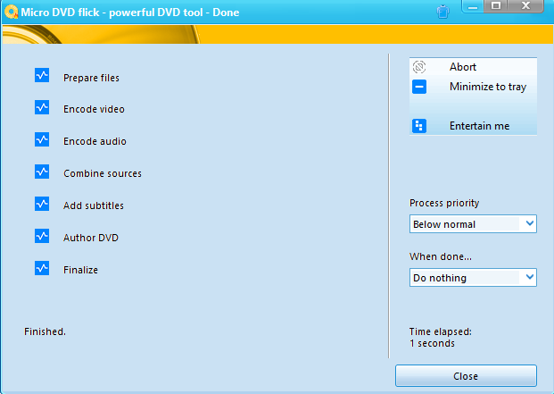 Micro DVD flick - powerful DVD tool