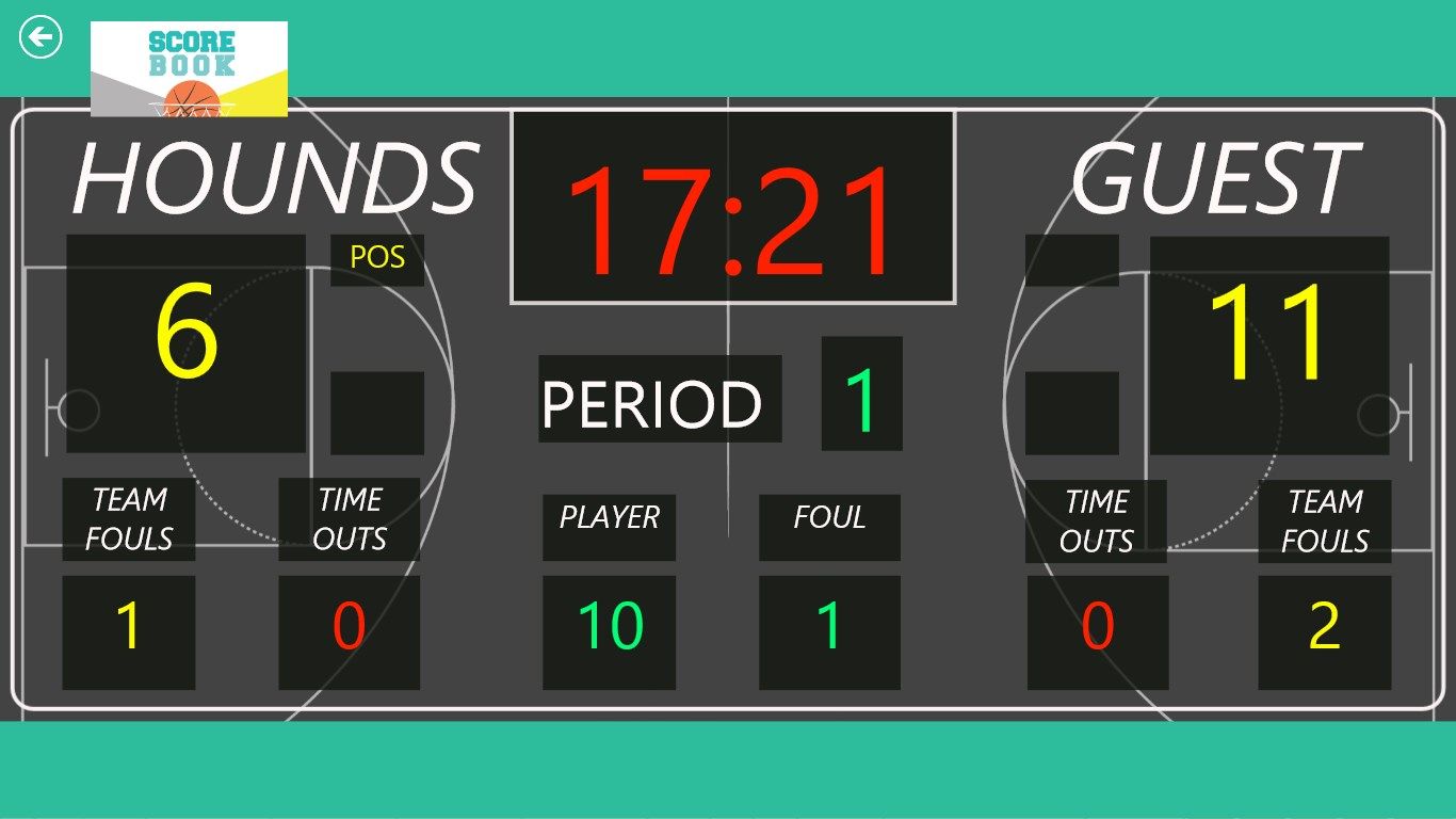 Scoreboard can be projected by subscribers on large screen HDTVs using TableStream.