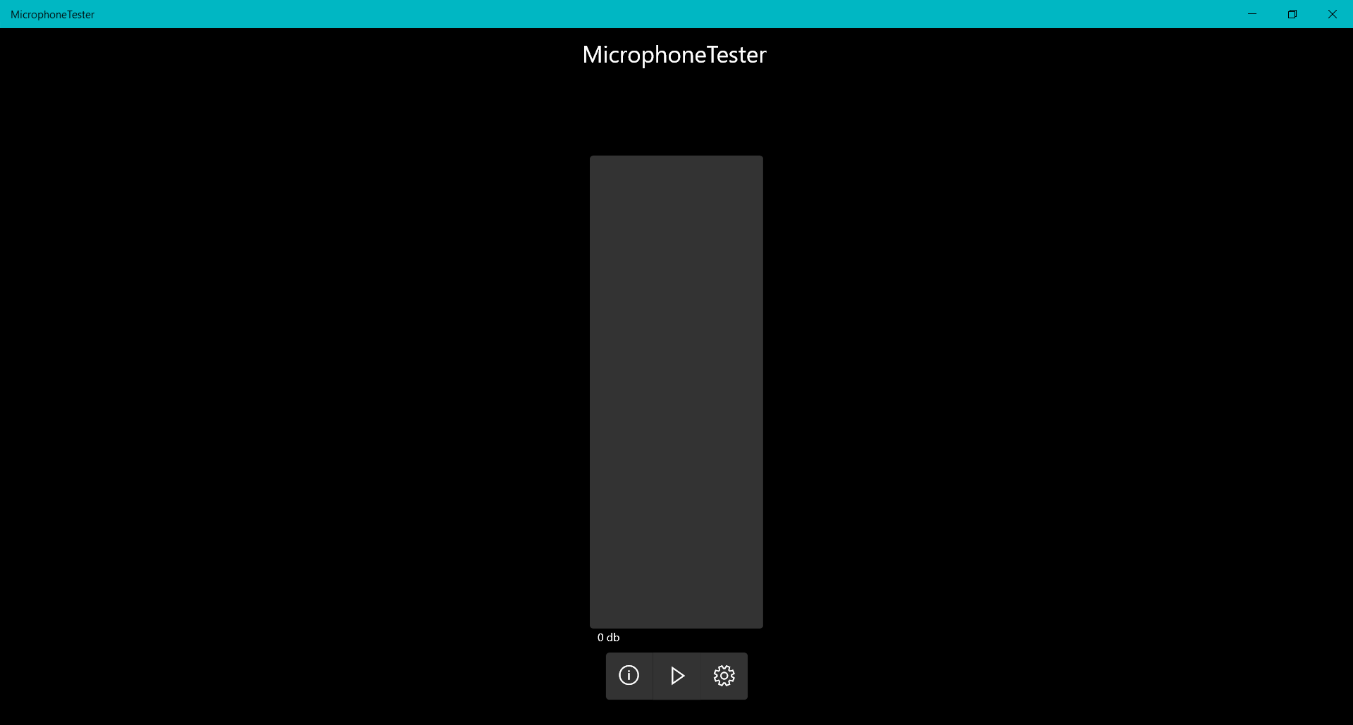 MicrophoneTester