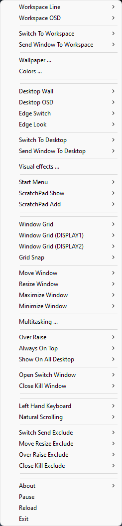 GridWM (Grid Window Manager)