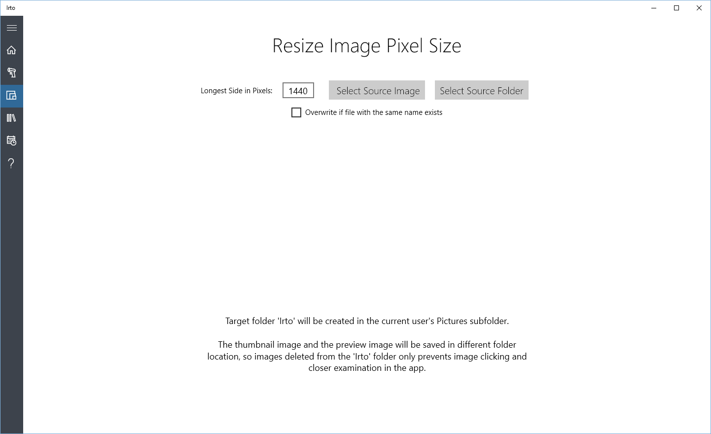 Resize view