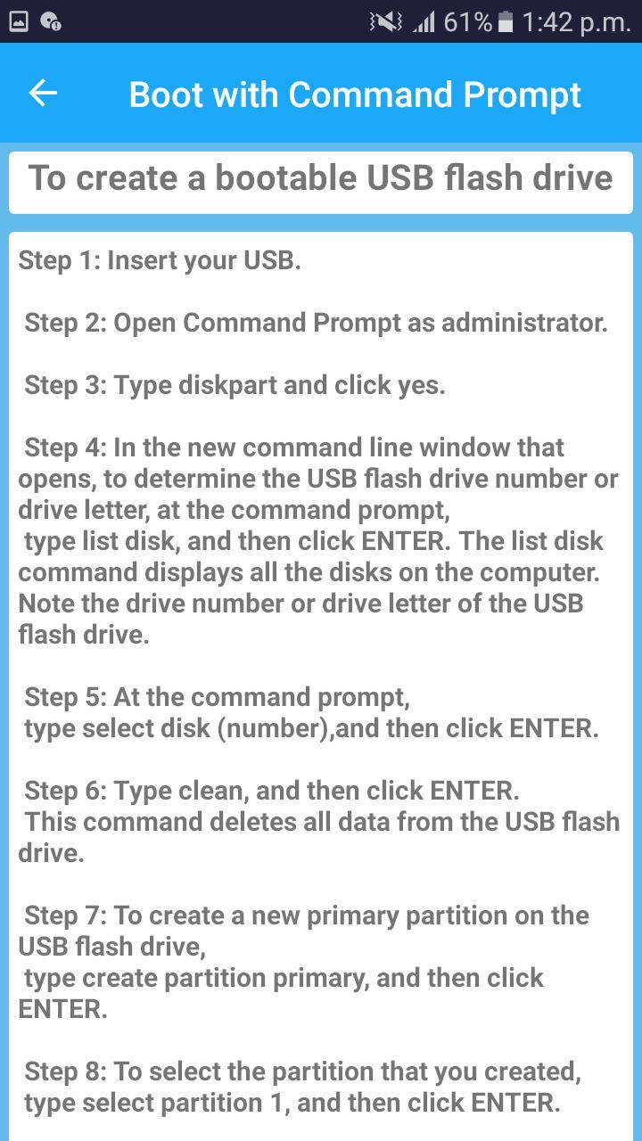 Bootable USB Methods –USB Boot Install All Windows