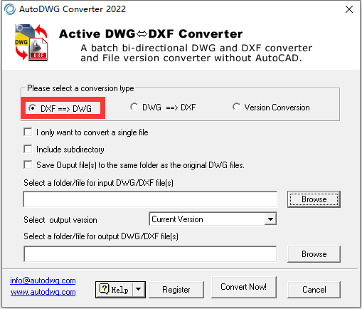 AutoDWG DWG DXF Converter 2022