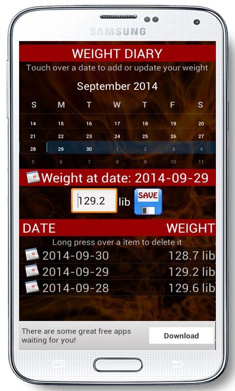 Lose Weight & Calories Tracker