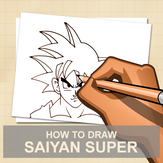 How To Draw Saiyan Super
