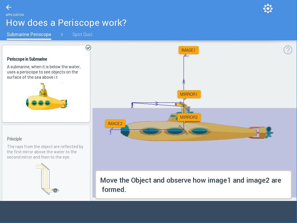 How does a periscope work?